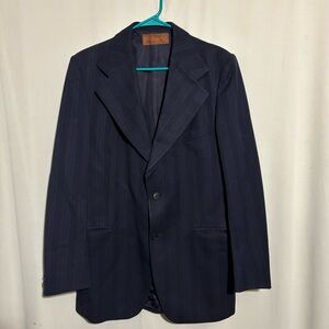 Yves Saint Laurent Dark Blue Striped Men’s Blazer size 42